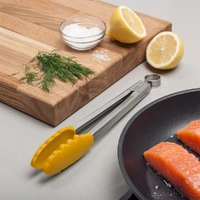 Zeal Tongs 10" Silicone Head Mustard