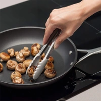 Zeal Tongs 7" Silicone Head French Grey