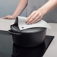 Large Silicone Pot Holder French Grey