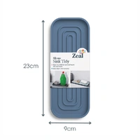 ZEAL SILICONE SINK TIDY DARK GREY