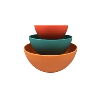 SCHOOL OF WOK BAMBOO MIXING BOWLS SET 3
