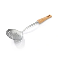 SKIMMER STAINLESS STEEL WOODEN BBOIS HAN