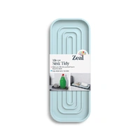 ZEAL SILICONE SINK TIDY DUCK EGG BLUE