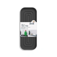 ZEAL SILICONE SINK TIDY DARK GREY