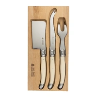 LAGUIOLE CHEESE SET IVORY 3PC