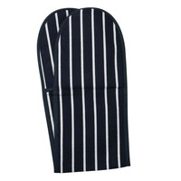 Dexam Rushbrookes Butchers Stripe Double Oven Gloves (Made in UK) - Navy