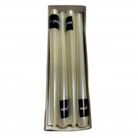 250mm Wrapped Taper -Metallic Pearl Whit