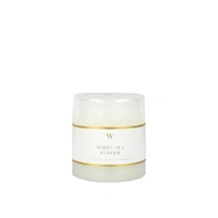 70x75mm W-scented Range Cylinder Candle -White Tea and Ginger