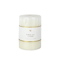 70x100mm W-scented Range Cylinder Candle -White Tea and Ginger