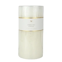 90x180mm W-scented Range Cylinder Candle -White Tea and Ginger