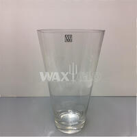 210mm TALL GLASS VASE ##