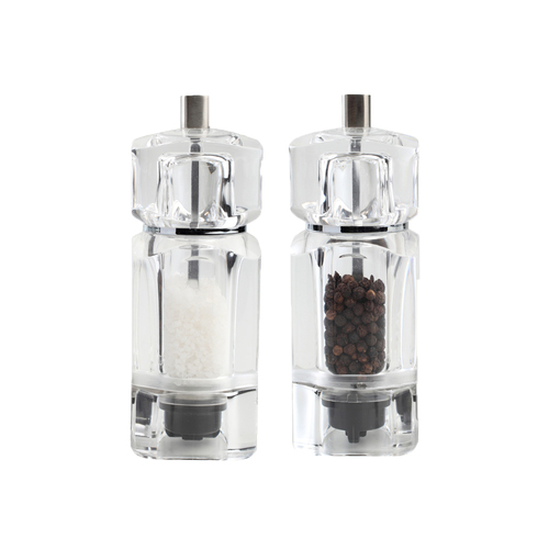 T&G CUBIC SALT & PEPPER PAIR 140MM