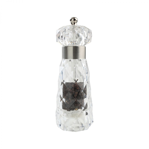 T&G DIAMOND PEPPER MILL ACRYLIC 180MM