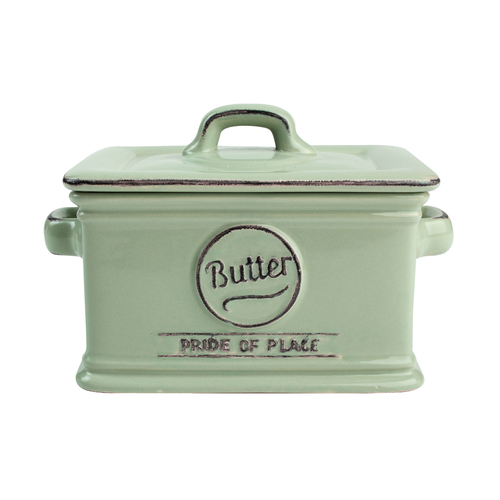 PP GREEN BUTTER DISH