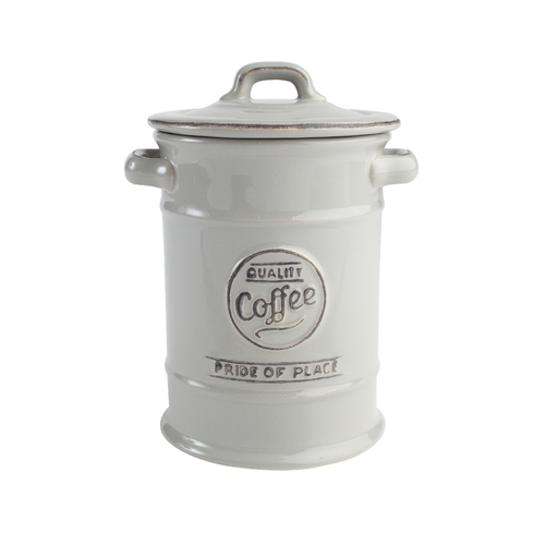 PP GREY COFFEE JAR