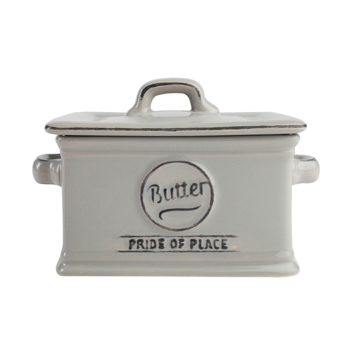 PP GREY BUTTER DISH