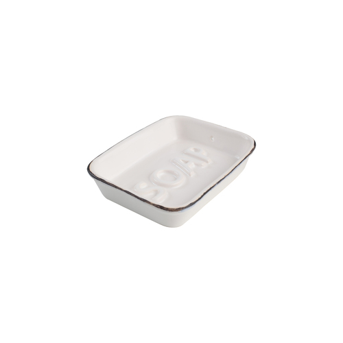 PRIDE OF PLACE SOAP DISH - WHITE