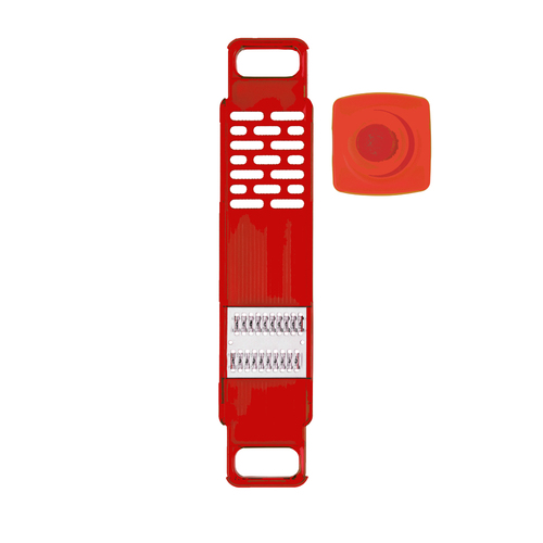 KUHN RIKON GRATER/JULIENNE MANDOLINE RED