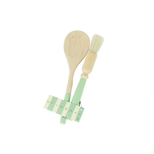 T&G SPOON BRUSH SET GREEN
