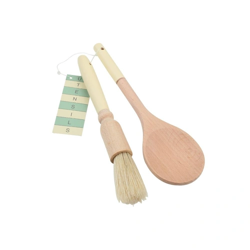 T&G SPOON BRUSH SET CREAM