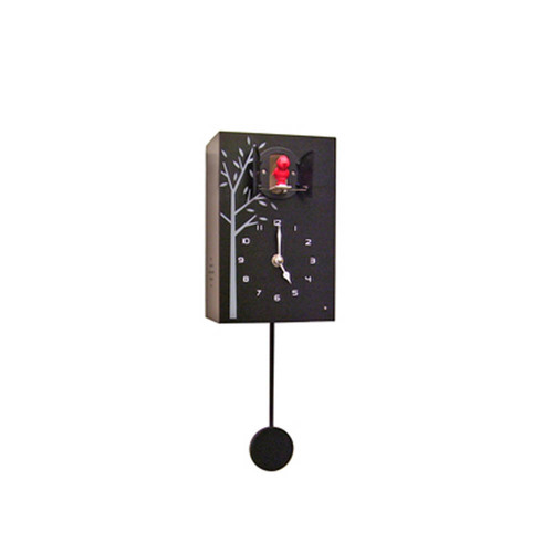 CUCKOO CLOCK RECTANGLE BLACK