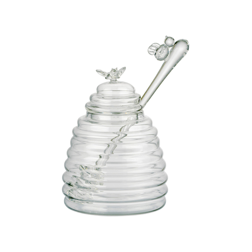 ARTLAND GLASS HONEY POT