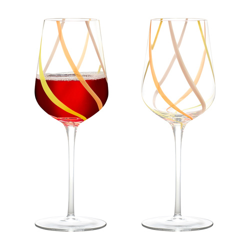 ASD RIO WINE GLASSES CITRUS SET OF 2