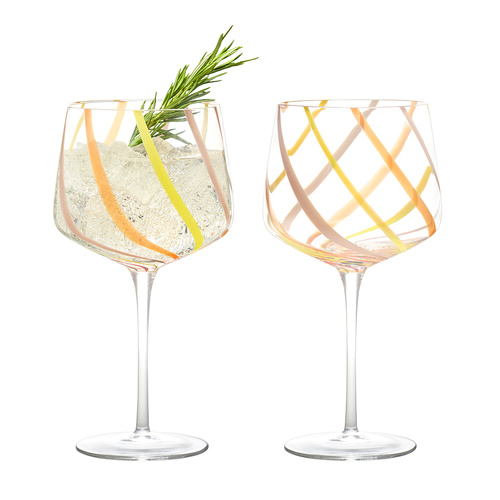 ASD RIO GIN GLASSES CITRUS SET OF 2