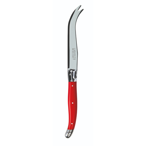 VERDIER CHEESE KNIFE SINGLE BRIGHT RED
