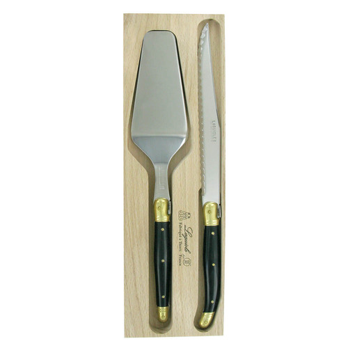 VERDIER CAKE SLICE SERVER SET BRASS