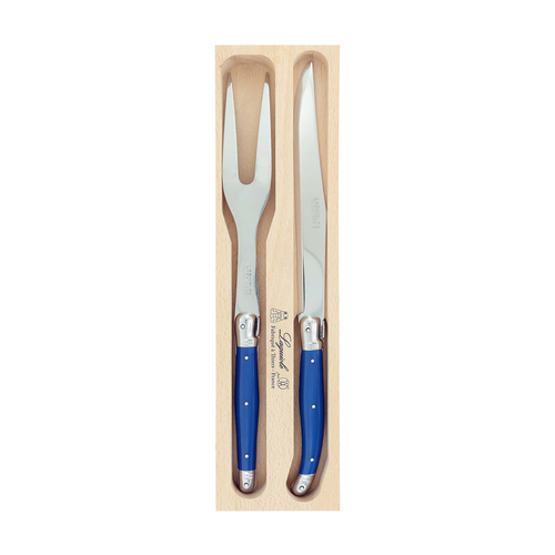 VERDIER CARVING SET NAVY