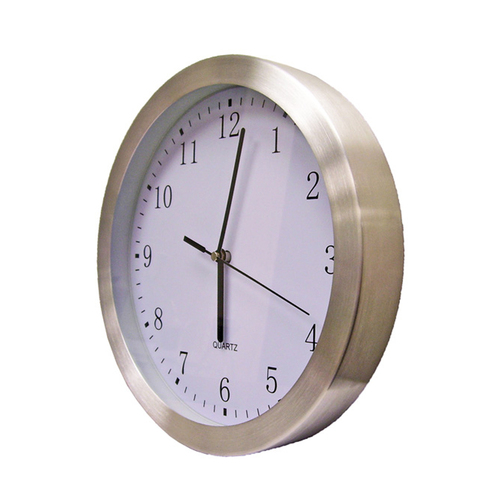 ZITOS ALUMINIUM CLOCK 10 INCH