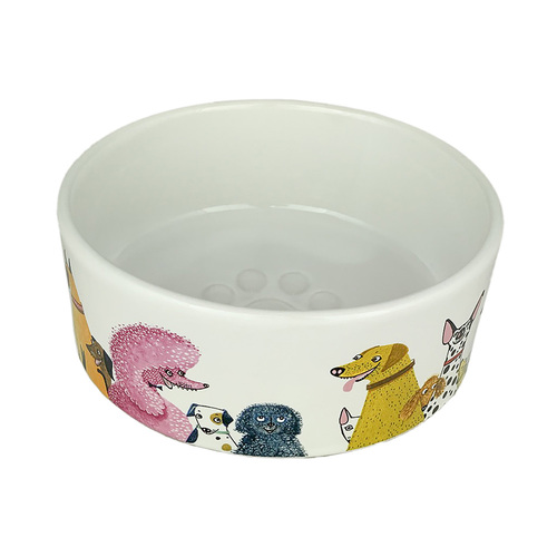 WAGS TO WHISKERS DOG BOWL MEDIUM
