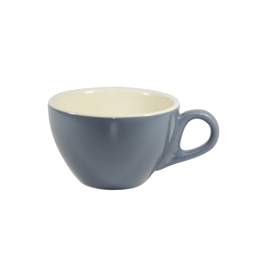 BREW STEEL BLUE/WHITE LATTE CUP 280ML