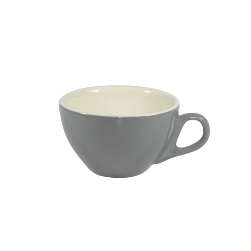 FRENCH GREY/WHITE CAPPUCCINO CUP 220ML