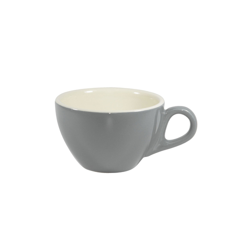 FRENCH GREY/WHITE LATTE CUP 280ML