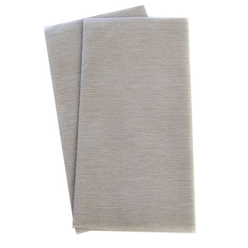 THE NAPKINS GUEST TOWELS SILVER GREY