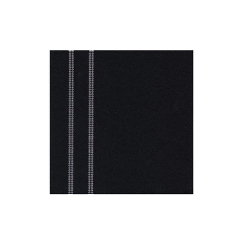 NAPKIN BLACK TWO STRIPE