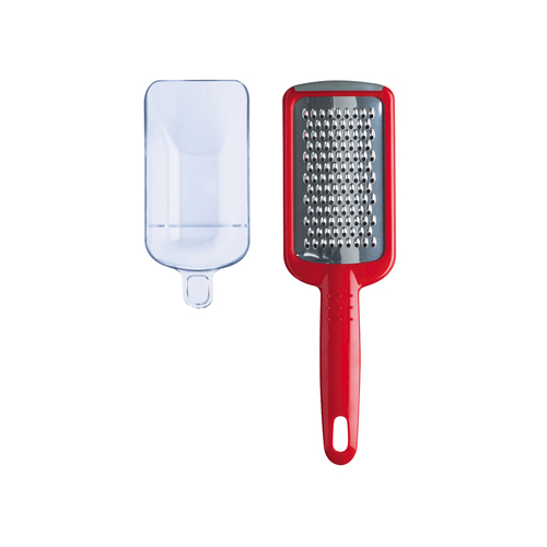 ZEAL GRATER WITH CATCHER RED