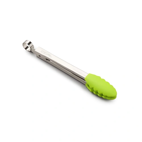 Zeal Tongs 7" Silicone Head Lime