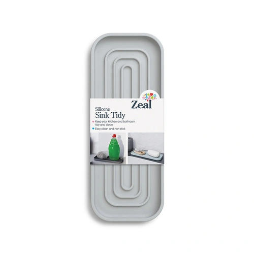 ZEAL SILICONE SINK TIDY FRENCH GREY