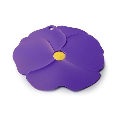 ZEAL PANSY TRIVET DARK PURPLE