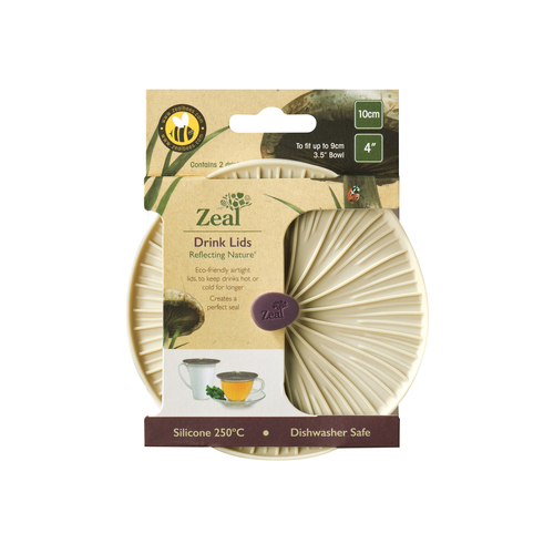 ZEAL MUSHROOM LID 10CM CREAM SET OF 2