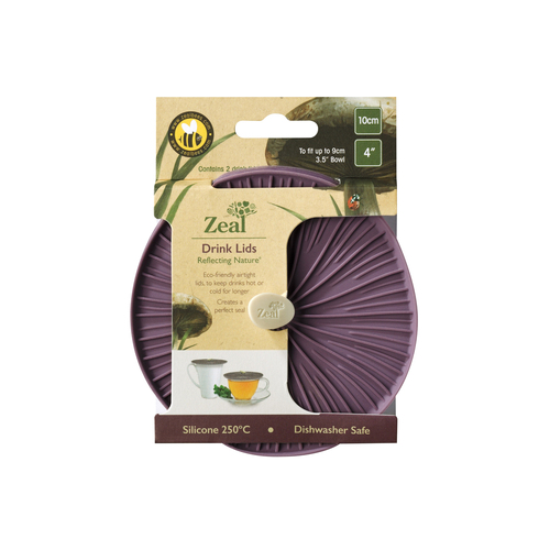 ZEAL MUSHROOM LID 10CM MAUVE SET OF 2