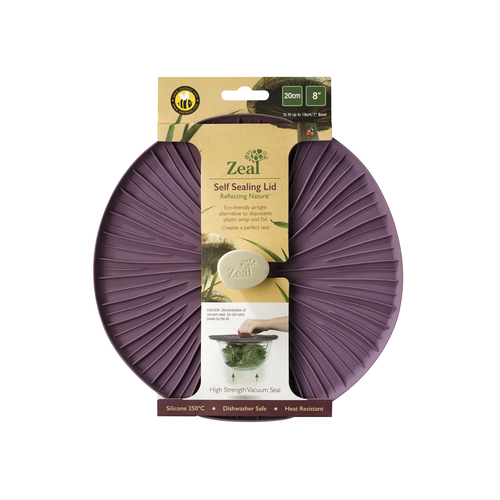 ZEAL MUSHROOM LID 20 CM MAUVE