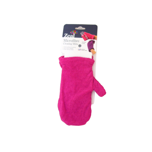 ZEAL MICROFIBRE MITT PAIR PINK