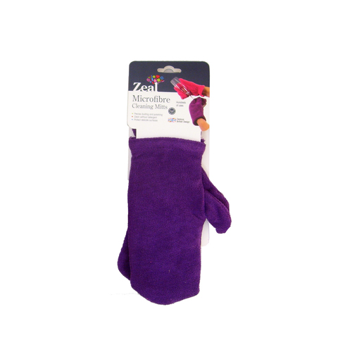 ZEAL MICROFIBRE MITT PAIR PURPLE