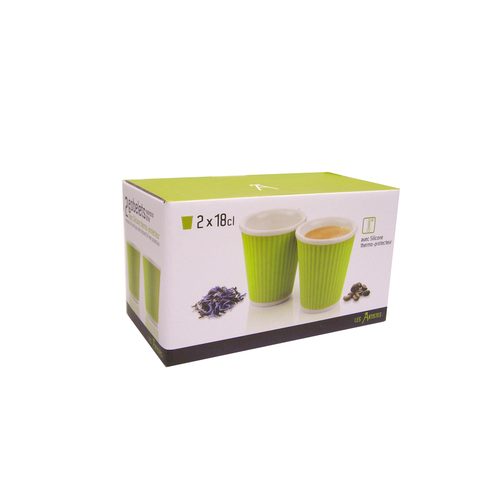 COFFEE GOBELETS 180ML PINK GIFT BOX PAIR
