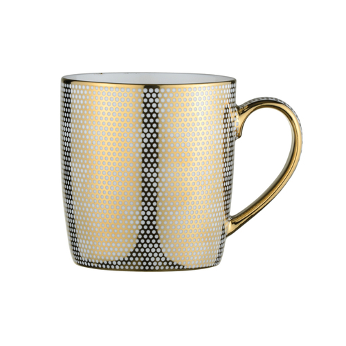 BIA DOTS MUG GOLD