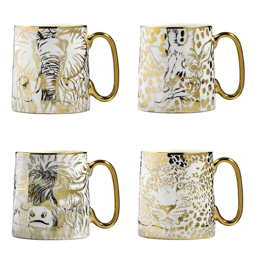 ANIMAL MUGS SET OF 4